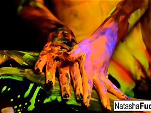 huge-boobed Natasha Shoots A fun And fantastic dark-hued Light movie